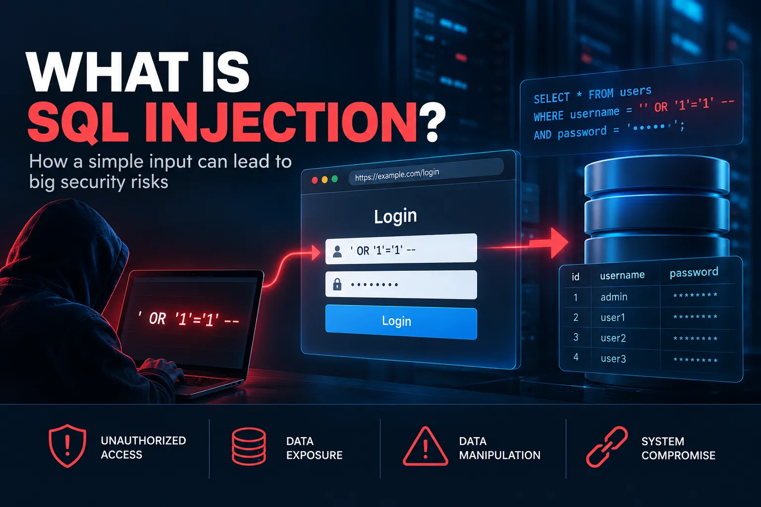 What Is SQL Injection? How It Works, Examples and How to Prevent It